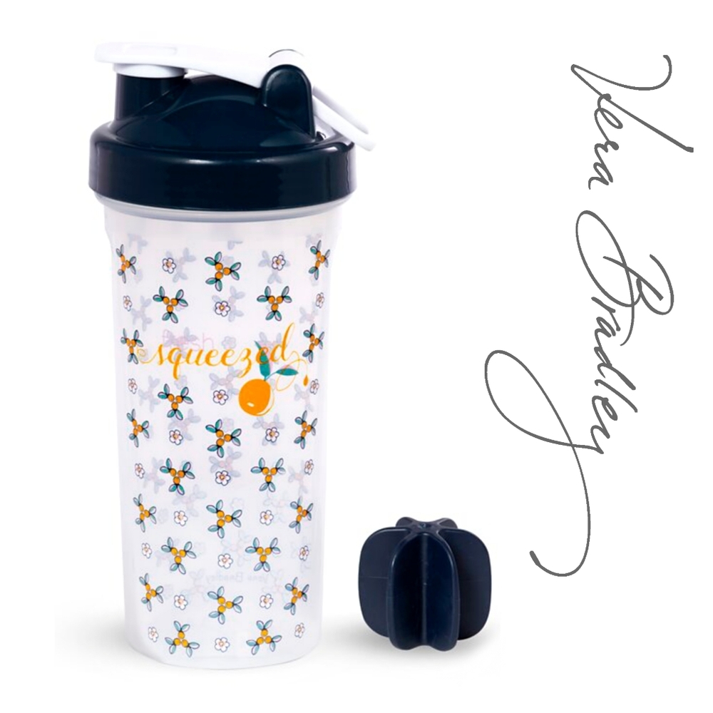 NEW Vera Bradley Orange Twist Protein Shake Bottle